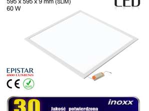 Panneau LED 60x60 60W lampe de plafond cassette 3000K chaud