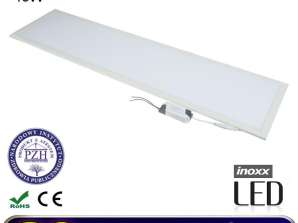 Panneau LED de Plafond 120x30 48W Lampe Slim Cassettes 6000K Froid