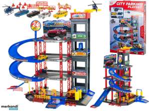 Parcheggio auto garage multipiano stazione di servizio multipiano autolavaggio