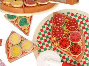 Pizza Holzspielset mit Zubehör 20cm