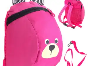 Seljakott koolieelikule laste seljakott kaisukaru roosa