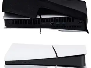 PSP29B Housse anti-poussière pour PS5 Slim en position horizontale