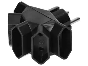Разветвитель 5x2P/II. 6A R 5/ЧЕРНЫЙ