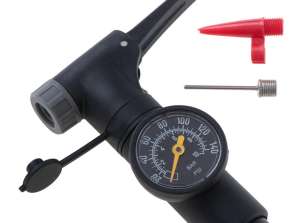 L BRNO Fietspomp met Manometer Fiets Handmatrasbal met Fietshouder
