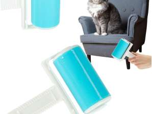 Rodillo de ropa Cepillo de silicona con rodillo de gel para limpiar el cabello de la tapicería