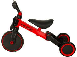 Trike Fix Mini Balance Dreirad 3in1 mit Pedalen rot