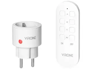 Set of Wireless MINI Schuko Sockets, Controlled via Remote 1+1, 2300W