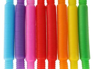 Tubes, tubes sensoriels, tubes éducatifs Montessori, 8 pièces