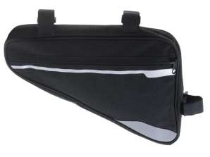 L BRNO Bolsa para bicicleta, bolsa para bicicleta, bolsa triangular, bolsa para quadro de bicicleta