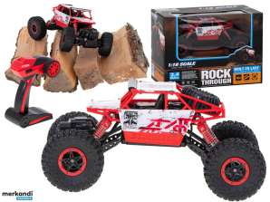 Voiture télécommandée RC Rock Crawler HB 2 4GHz 1:18 rouge