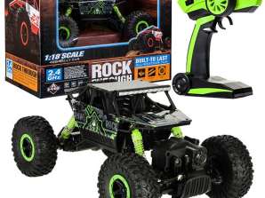 Voiture télécommandée RC Rock Crawler HB 2 4GHz 1:18 verte