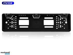 Bilkamera med park sensors integrert i registreringsskilt ramme med IR... NVOX RC6050P