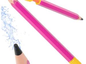 Seringue pompe à eau crayon 54 86cm rose