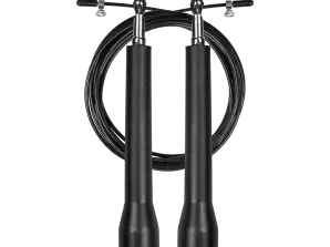 Plastic Boxing Skipping Rope with Metal Bearing 300cm Adjustable REBEL ACTIVE