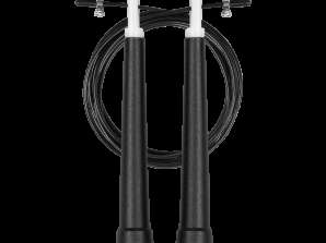Plastic Boxing Skipping Rope with Plastic Bearing 300cm Adjustable REBEL ACTIVE