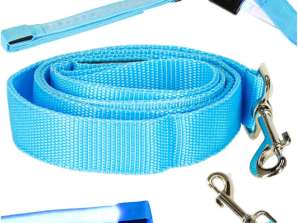 Laisse LED Lumineuse pour Chien 2 5x120cm Bleu