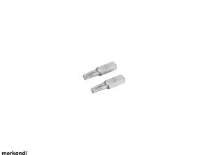 Embouts de vis Torx T25/25 2 pièces