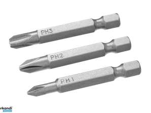 Jeu d’embouts de tournevis philips ph1.2.3/50 3pcs.