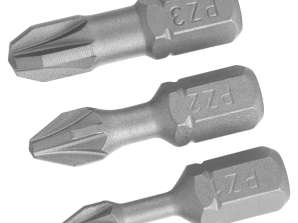 Kruvikeeramised. pozidriv torsion kpl. pz1.2.3/25  3tk.