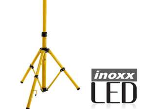 Trépied télescopique 160 cm en métal pour lampes LED et halogènes