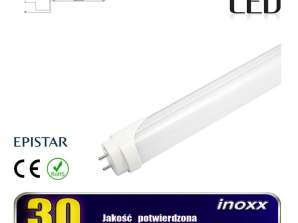 Tube LED 60cm 9w t8 6000k g13 unidirectionnel froid