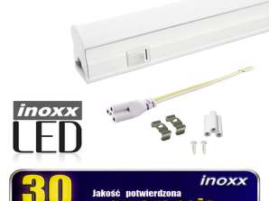LED-linjalamppu T5 60 cm 8 W on/off kylmä 6000K integroitu asennusvalaisin