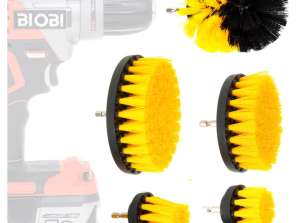 Brosses pour perceuse, tournevis, nettoyage multi-tâches, lot de 5