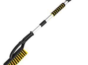 Cepillo rascador de cepillos para nieve y hielo, vidrio, latón, telescópico, futura basic 87, 115 cm