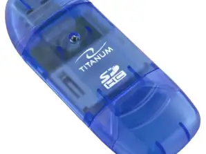 TA101B Читатель карт SDHC синий Titanum