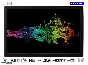 Prenosni turistični avto TV LED 15 4 palca