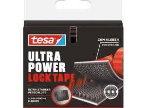 Ultrapowerlock Klebe-Hakenschlaufe 1Paar 1m:25mm schwarz