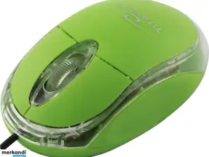 TM102G Titanium vezetékes egér 3d optikai usb Raptor zöld