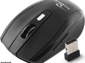 TM105K Vezeték nélküli egér 2.4GHz 6D optikai USB Snapper Titanum