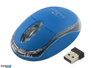 TM120B Беспроводная мышь 2.4GHz 3D оптическая USB Condor синяя