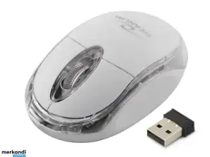TM120W Mouse wireless 2.4GHz 3D ottico USB Condor bianco