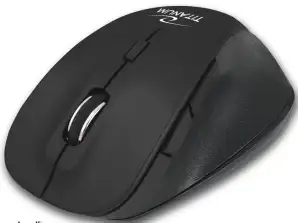 TM122K Titanum langaton bluetooth 6d opt. fornax musta hiiri