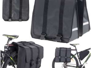 L BRNO Borsa laterale per bicicletta, doppia, due scomparti laterali, per bicicletta, bagagliaio, 35