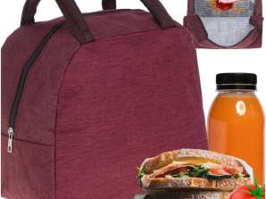 Sac à lunch thermique pour le petit-déjeuner isolant rouge