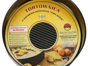 Springform Backform mit abnehmbarem Rand 24cm schwarz