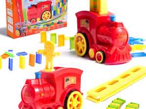 Giocattolo impilabile Domino per locomotiva ferroviaria come regalo per i bambini