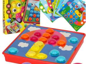 Puzzle educativo Button Mosaic Hand Training 57 pezzi.
