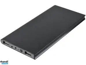 US13A Powerbank 20000 Slim Alu schwarz