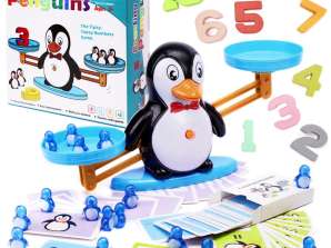 Bilancia a piatto di pesatura educativo per imparare a contare pinguino grande