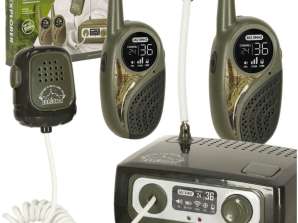 Walkie Talkie Walkie-Talkie-Set mit Kinderbedienfeld khaki
