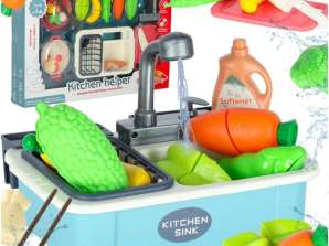 Velcro Slicing Gemüse Kinder Küchenspüle mit Zubehör