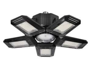 RIGEL LED Werkstattlampe klappbar 5-Armig. E27 55W. 6500K. 4950lm