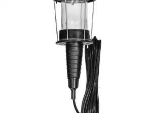 Lampe d'atelier E27. max.60W. IP20. abat-jour en verre