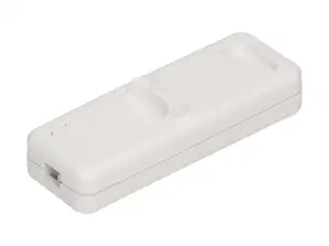 Schakelaar met schuif. enkelvoudig 2.5A. wit