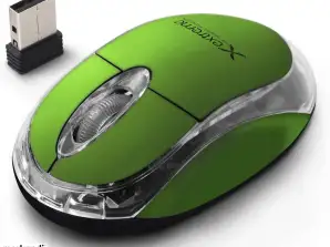 XM105G Extreme vezeték nélküli egér 2.4ghz 3d optikai usb harrier zöld