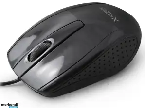 XM110K Vezetékes 3D optikai egér USB Bungee Extreme
